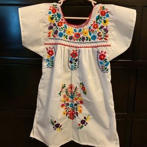 Toddler Girls Mexican Dress